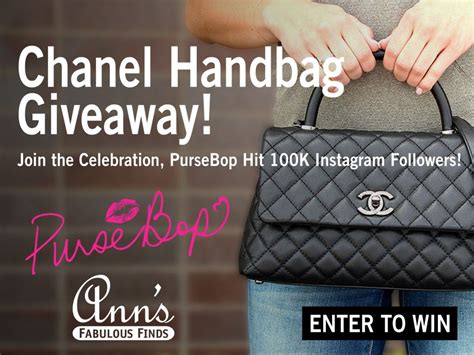 Chanel Bag Giveaway! Sound Created with Own Voice .